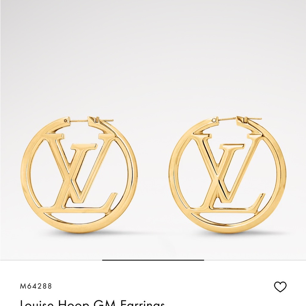 Louis Vuitton Hoop Earrings (brand new)